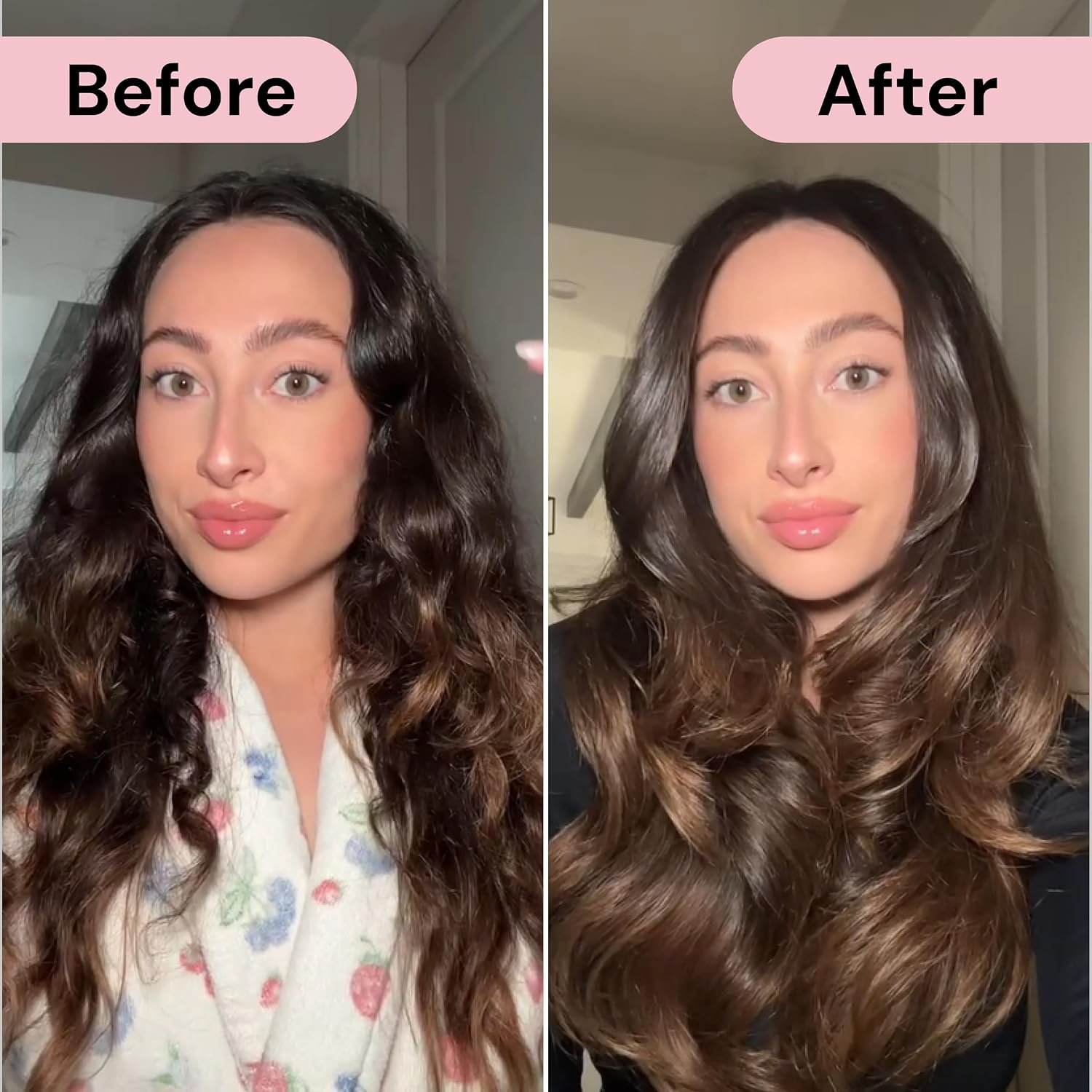 L'ANGE HAIR Glass Hair Heat Protectant Spray | Anti-Frizz Blow Dry Mist | Long Lasting Hold & Shine | Humidity Protection | Thermal Heat Protection Spray | Lightweight Blow Out Primer, 5 fl oz Bottle - Image 5