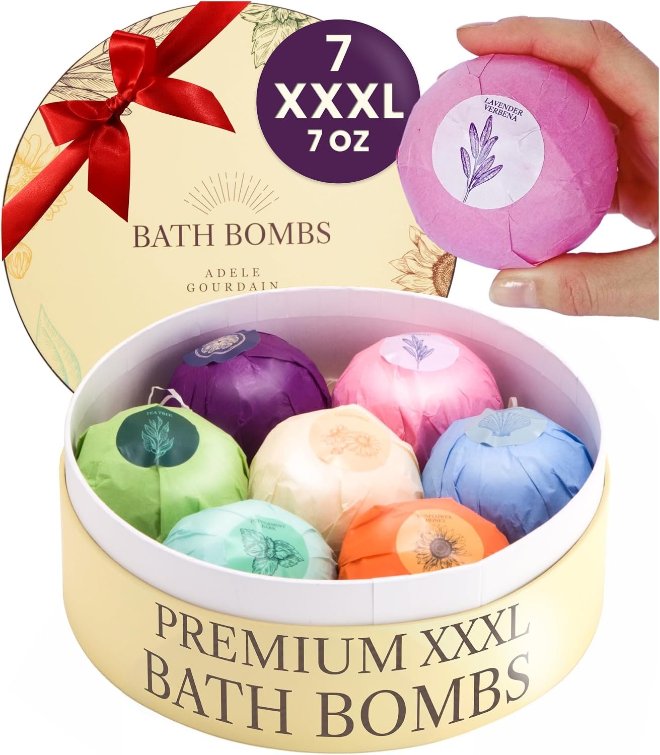 XXXL Bath Bombs for Women, 7pc, Bir...
