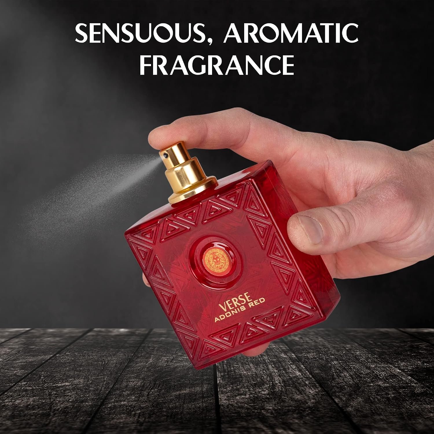 Verse Adonis Red for Men - 100ml Eau De Parfum Spray - Fruity Warm & Floral Fragrance Smell Fresh All Day Long Lasting Includes NovoGlow Carrying Pouch Gift for All Occasions - Image 5