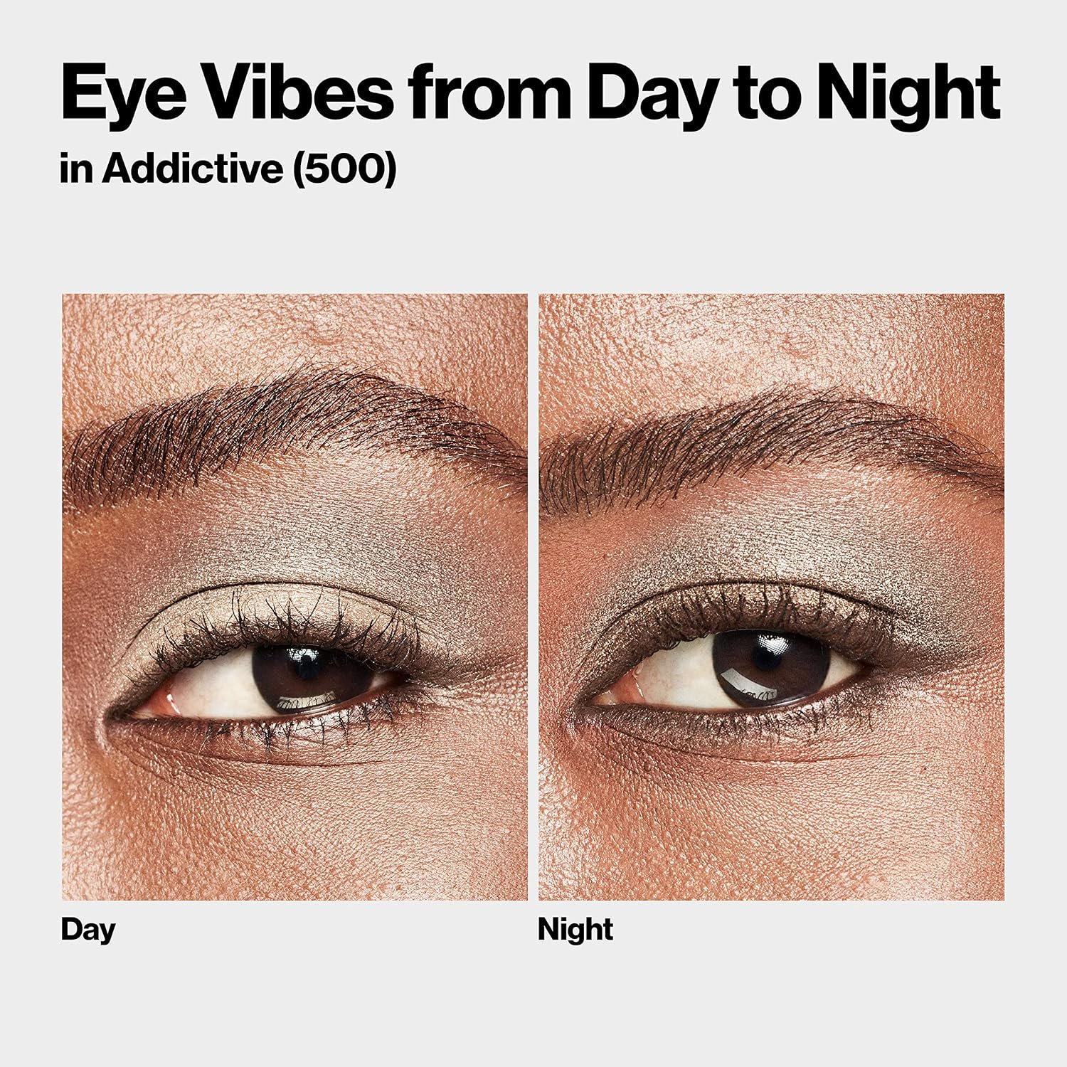 Revlon ColorStay Day to Night Eyeshadow Quad, 500 Addictive, 0.16 oz - Image 5