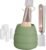 Electric Makeup Brush Cleaner, Portable Automatic Brush Cleaner with 3 Power Levels, Fast Motor Speed, 5 Rubber Collars, Rechargeable Quick Clean for Makeup Brushes