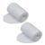 Spa Headband 2 Pack, Non-Slip Terry Cloth Sweat, Stretchable Adjustable Facial Headband for Face Washing, Makeup, Yoga, Sports, Shower, Washable Hair Wrap (White 2pcs)