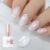 Double Rhythm 15ML Glitter Gel Polish Shimmer Reflective Holographic Color Magnetic for Nail Art Salon DIY at Home (Snow Glitter-B1211)