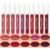 evpct 10Pcs Liquid Matte Matt Lipstick Set for Black Women, Dark Deep Bright Ruby Sexy Brick Mauve Plum Red Violet Purple Matte Lipstick Long Lasting Lipstick 24 hour Waterproof Lip Gloss