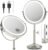 8″ Lighted Makeup Mirror with Light,30X Magnifying Height Adjustable Mirror
