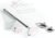 Stainless Steel Ice Roller & Rose Quartz Facial Set | Luxury Skin Care Tools for Lymphatic Drainage, Product Absorption, Skin Tightening, & Relaxation