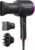 Wavytalk Blown Away Ionic Hair Dryer with Diffuser for Curly Hair | 1875W Fast Drying, 3 Attachments for All Hair Types, Ceramic Healthy Shine, Lightweight & Quiet (Black)