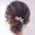 JAKAWIN Pearl Wedding Hair Accessories Bridal Hair Clip Crystal Hair Pins | Decorative Pin Bride Silver Hair Piece for Women