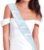xo, Fetti Bride to Be Sash | Bachelorette Something Blue, Bridal Gift | Shower Accessory, Bach Party Decorations, Bridesmaid, Engagement Party Supplies