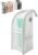 RAINPOT Standing Toiletry Bag EVA Travel Organizer with Dividers，White-1PC