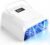 Rechargeable UV LED Nail Lamp Cordless, 108W Professional Nail Lamp for Gel Nails with Cooling Fan,Fast Drying Nail Dryer for Home or Salon Use（White）