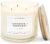 Calyan Wax Co. Lavender & Bergamot 3 Wick Scented Candle – 43 Hour Burn | Made in the USA Luxury Clean Soy Wax Candles – Long Lasting Large Glass Jar Candle for Home – 3 Wicks – 14.9oz