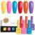 CANNI 9ML Gel Nail Polish Set, 6 Rainbow Shades UV LED Soak Off Gel Polish | Smooth Application • Highly Pigmented • Glossy Finish • Long-Lasting Wear • Nail Art • Salon DIY Manicure • Easy Application