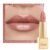 Oulac Nude Lipstick for Women with Metallic 3D Shine Lightweight Hydrating Formula, High Impact Lip Color, Vegan Beauty, Full Coverage Lip Makeup, Christmas Gifts for Women, Pure Envy(07)