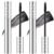 Growth Serum Mascara for Volume and Length (Black*2) | Waterproof Fiber Mascara for Older Women 60 Plus, 3D Curling Eyelash Long-lasting, Washable, Smudge Proof & No Flaking