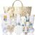 Spa Luxetique White Jasmine 15pc Spa Gift Baskets Gifts for Women Spa Gifts | Bath Set, Birthday Gifts for Women, Spa Baskets for Women, Self Care, Retirement Gift, Bridal Shower Gifts, Woman Gift Set