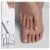 BTArtboxnails XCOATTIPS French Tip Press On Toenails, S-M Squoval, Pink | Lamp-Curable 4-Week Wear, Salon Quality Value at Home, Natural Nail Look, Easy-to-Apply, 160ct Nail Tips Only
