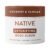 Native Body Scrub, Gently Exfoliates & Moisturizes for Smoother Skin in 1 Wash, Clean, Minimal, Silica-Free Ingredients for Sensitive Skin, for Women & Men, Coconut & Vanilla, 12 oz