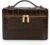 HiTotes Makeup Bag Crocodile Vanity Case for Women Travel Cosmetic Bag Leather Toiletry Bags Makeup Organizer Case