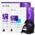 Sodium Hyaluronate Mask, Deep Hydration Face Mask for Sensitive Skin, Quick Soothing, Instant Calming, Hydrating, Moisturizing, Blemish Care, Skincare Sheet Masks, 1.06oz(30g) x 5ea, Black