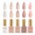 APRÉS Gel Couleur Combo Set, 5 Color Gel Nail Polish, HEMA-Free & TPO-Free, Bright Nude Pastel Colors with Brush-X Nail Art Brush (My Nails But Better)