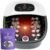 Foot Spa Bath Massager with Heat Bubbles and Vibration Massage and Jets, 16 OZ Calming Lavender Foot Soak Epsom Salt, MoodRelish Foot Soaker with Red Light, 22 Massage Rollers, Adjustable Temp – Black