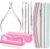 FANDAMEI Nail Care Kit, Nail Files 100/180, Nail Buffer Block, Cuticle Nippers, Cuticle Trimmer, Cuticle Pusher, Nail Tools, Nail Kit, Pedicure & Manicure Tools, Nail Prep Kit, Manicure Kit for Women