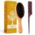 Boar Bristle Hair Brush, 100% Soft Bristle Brush for Fine Thin Hair