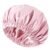 Shower Cap for Women, Reusable Waterproof Satin Lined Shower Cap | Large Shower Cap for Women, Satin Lined Bath Caps with Soft Elastic Band, Washable Reusable Waterproof Shower Bonnet