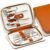 DEOU 13pcs Women Nail Grooming Kit Stainless Steel Professional Manicure Set Nail Care Tools with Luxurious Portable Travel Case Gift | Manicure Pedicure Kit for Men Women, Nail Care Cuticle Tools, Luxury Finger & Toe Nail Clipper Set, Grey Travel Case