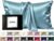 Mulberry Silk Pillow Cases for Hair and Skin, Standard, Blue Gray, 1 pc | fits 20×26 inches pillows, with Hidden Zipper, Cooling Pillowcovers for Hot Sleepers, Hypoallergenic, Smooth, Women Men Gift