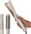 TYMO AIRQ Dual-Size Airflow Flat Iron Curling Iron 1 1/2 Inch to 2 Inch | Hair Straightener and Hair Curler 2 in 1, Beach Waves, Nano Titanium, 300 Million Ionic, Gold