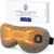 Aroma Season Heated Eye Mask Cordless, Warm Compress for Dry Eyes, Stye. Blepharitis, Chalazion, MGD, Machine Washable Perfect Light Blocking (Grey)