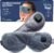 MyHalos Cordless Heated Eye Mask, Rechargeable Warm Compress for Dry Eyes | USB Rechargeable, Washable Cover, Comfort for Styes & Blepharitis, Sinus Relief, Reusable, Cordless, Moist Heat Therapy