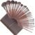Natural Goat Hair Makeup Brush Set with Case, Luxury Cosmetic Brushes Makeup Set, Natural Makeup Brushes, Natural Bristle Makeup Brushes(Full Brush Set,Natural Hair 24pcs)