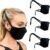 Reusable Black Cloth Face Mask For Men And Women – Washable Breathable Ear Saver Cotton Face Cover