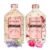 SpaLife Effervescent Rose & Lavender Bath Salts for Women Relaxing | All Natural Aromatherapy Dead Sea Salt Bath Soak Duo | Real Flower Petals for Relaxing Mineral Baths | 2-Pack (35.2 oz)