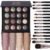 UCANBE Baked Eyeshadow Palette with 15PCS Brushes Makeup Set, 16 Color Natural Nude Matte Shimmer Metallic Eye Shadow Make Up Pallet for Women Girls, High Pigmented Long Lasting Waterproof