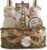 Womens Gifts, Gift Baskets for Women Who Have Everything, Home Spa Honey & Almond Scent, Luxury Bath & Body Set – Shower Gel, Bubble Bath, Body Lotion, Salts, Bath Bomb, Bath Puff & Handmade Basket
