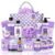 Gift for Women, Spa Gift Baskets for Women – 17pcs Lavender Sets with Body Lotion, Bubble Bath, Relaxing Bath Sets, Birthday Christmas Gifts for Her, Spa Kit for Mom Wife Sister Friend